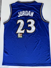 Michael Jordan Signed Autograph Custom Washington Wizards Jersey W/COA Hologram
