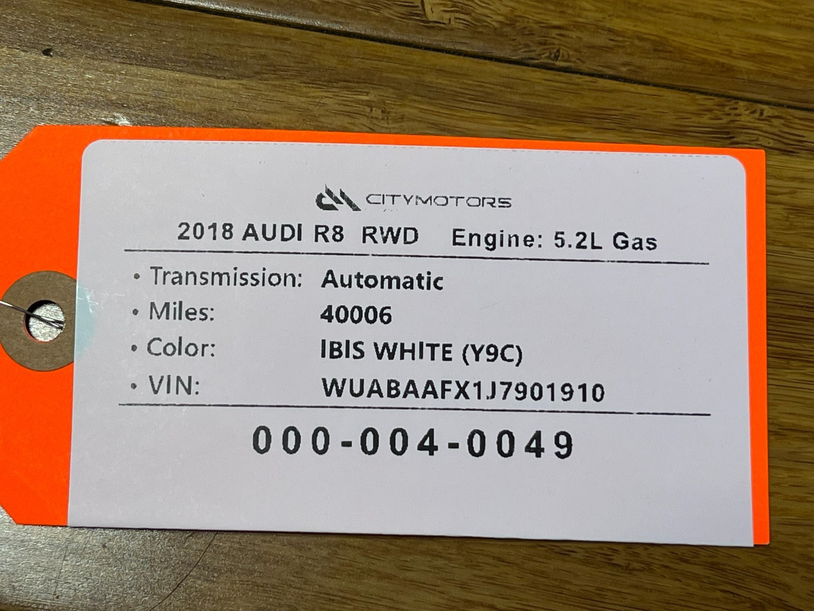 Audi R8 2016-2024 Instrument cluster