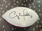 Clay Matthews autographed full size football