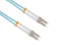10 Gig LC to LC MM Duplex 50/125 Fiber Patch Cable, 12M - Lifetime Warranty