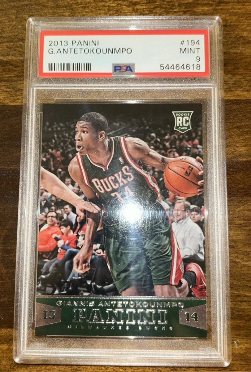 Giannis Antetokounmpo Basketball Grade 9 Rookie Sports Trading