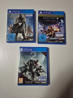 PS4 Destiny Spiele Bundle (3x)   Destiny 1 & 2 + König der Besessenen