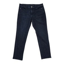 J Jill Denim Slim Ankle Jeans Dark Wash Women's Size 12 Stretch