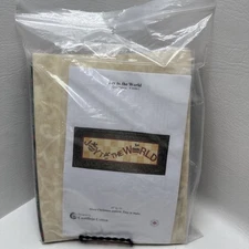 JOY TO THE WORLD Quilt Pattern #4184-1 by Castilleja Cotton With Fabric 35”X15”