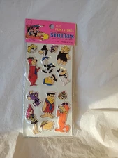 New Vintage 1980 Flintstone Three Dimensional Puffy Stickers 1204