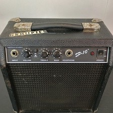 Fender Squier SP-10 Guitar Amp 10-WATT ~ WORKS GREAT! ~ Removable Stickers