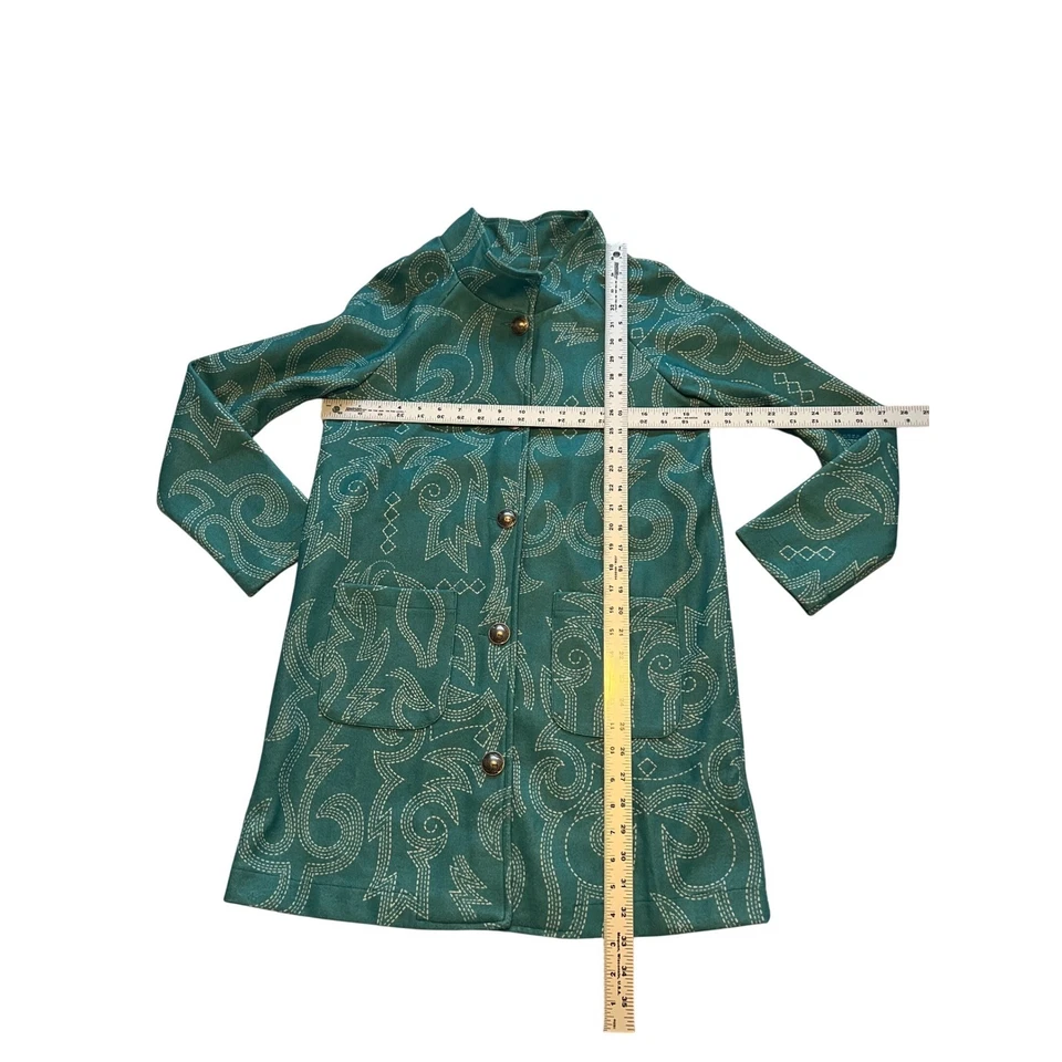 Chaqueta vaquera Sterling Kreek verde azulado con botones delanteros talla S usada en excelente estado Foto 2 de 4