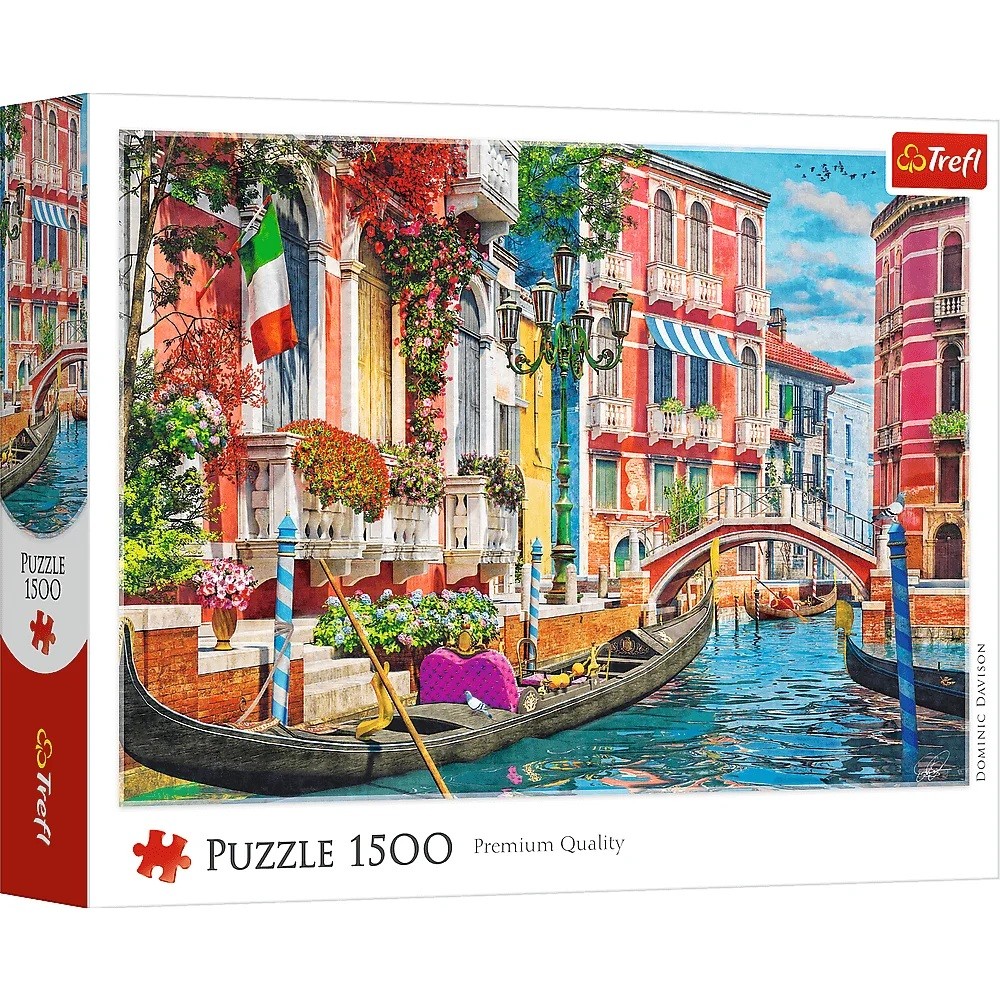 Trefl, Sommernachmittag in Venedig, 1500 Teile Puzzle - Bild 4