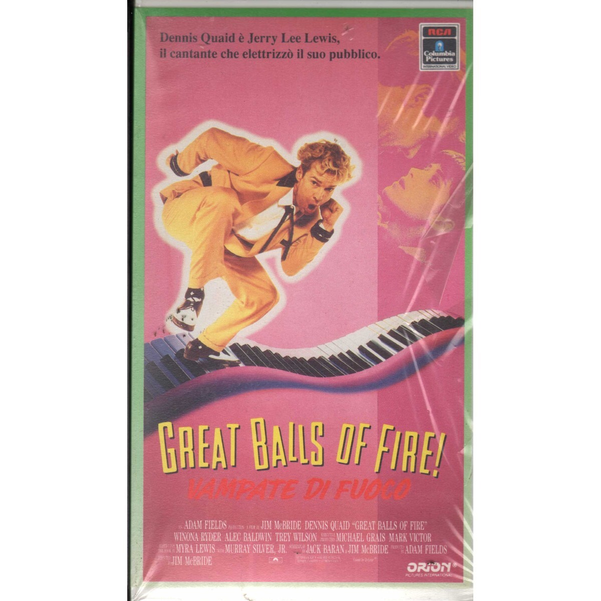 Great Balls Of Fire: Flashes Of Fire VHS Jim McBride CVT21547 Sealed