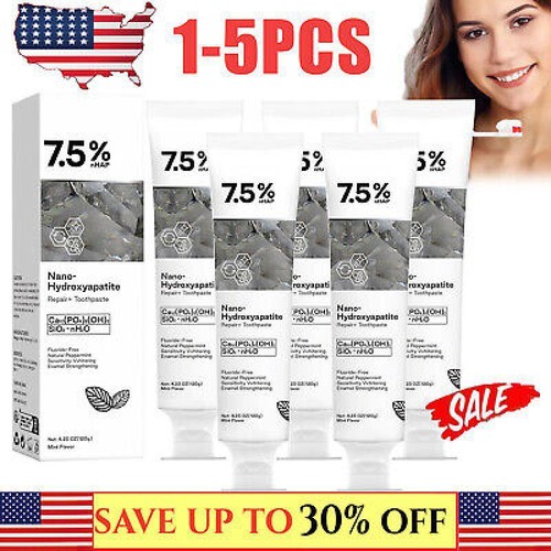 7.5% Hap Nano-Hydroxyapatite Toothpaste Remove Deep Clean For Sensitive ...
