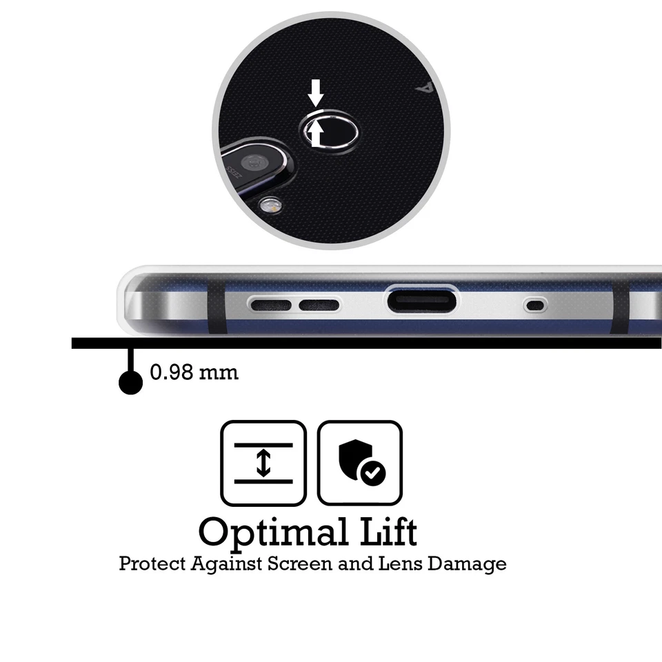 FUNDA OFICIAL DE GEL BRILLO CONGELADO MONIKA STRIGEL PARA TELÉFONOS NOKIA 1 Foto 4 de 4