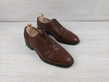 Samuel Windsor size 8 Brogue Oxfords Handmade Shoes leather mens