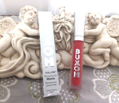 BUXOM FULL ON PLUMPING LIP -MATTE - DROP SOME $ - BRAND NEW IN BOX-0.14 FL. OZ.