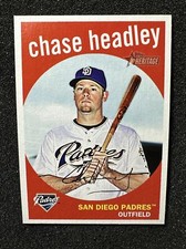 CHASE HEADLEY #505 2008 Topps Heritage High Number San Diego Padres