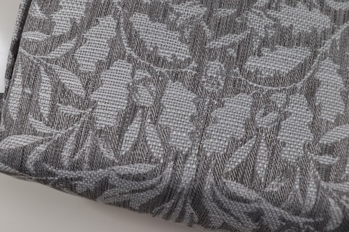 NEXT VINTAGE FLORAL JACQUARD PENCIL PLEAT LINED CURTAINS GREY 117X183CM - 46X72" - Picture 5 of 17