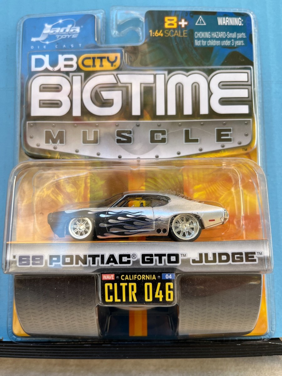 1/64 JADA DUB CITY BIGTIME MUSCLE 169 PONTIAC GTO JUDGE CLTR 046 1/64 JADA DUB CITY BIGTIME MUSCLE 169 PONTIAC GTO JUDGE CLTR 046