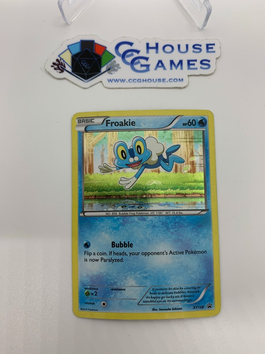 Pokemon TCG - Froakie XY138 Black Star Promo Card Reverse Holo
