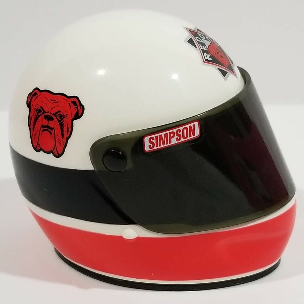 Simpson Limited First Edition Red Dog Beer Lager Mini Race Helmet