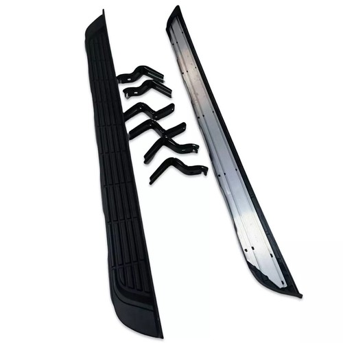 OE STYLE RUNNING BOARDS/ STEPS - ALL BLACK FOR DOUBLE CAB FORD RANGER T6 2012-22 - Picture 9 of 10