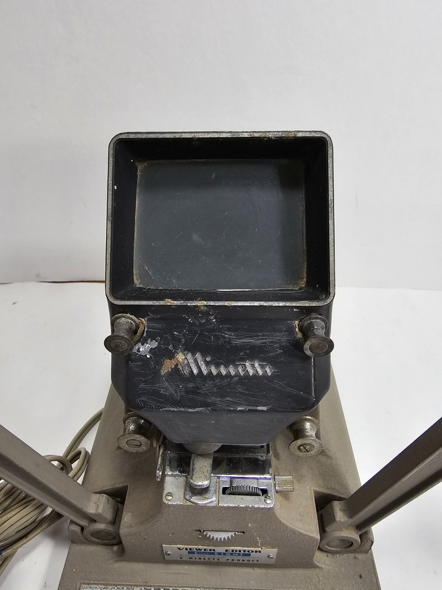 Minette S-5 SUPER SINGLE 8 VIEWER EDITOR 8mm Film solid alloy