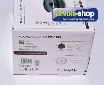 IC TOY165 Focal Toyota/Lexus/Subaru plug&play 6,5''(165mm) 2-way