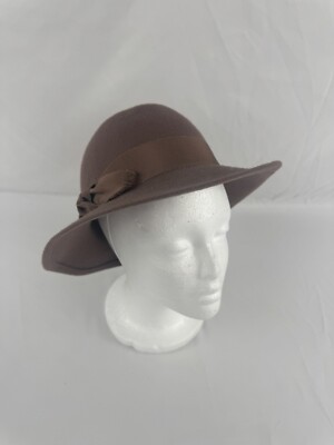 Betmar Street Smart Vintage 100% Wool Felt Classic Hat Vintage Red Wool Felt Hat Street Smart by Betmar | eBay main image 3