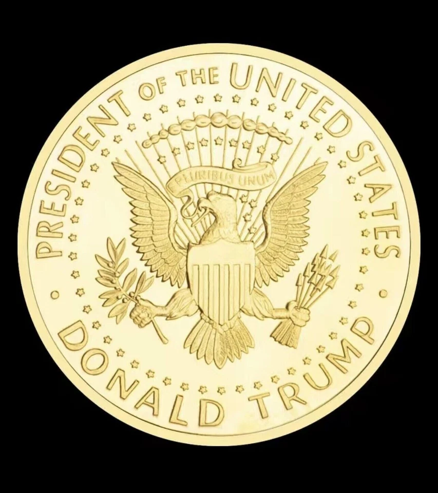 🔥 Rare 2024 US Donald Trump President Gold Eagle Collectible Collection Coin - Image 3 of 3
