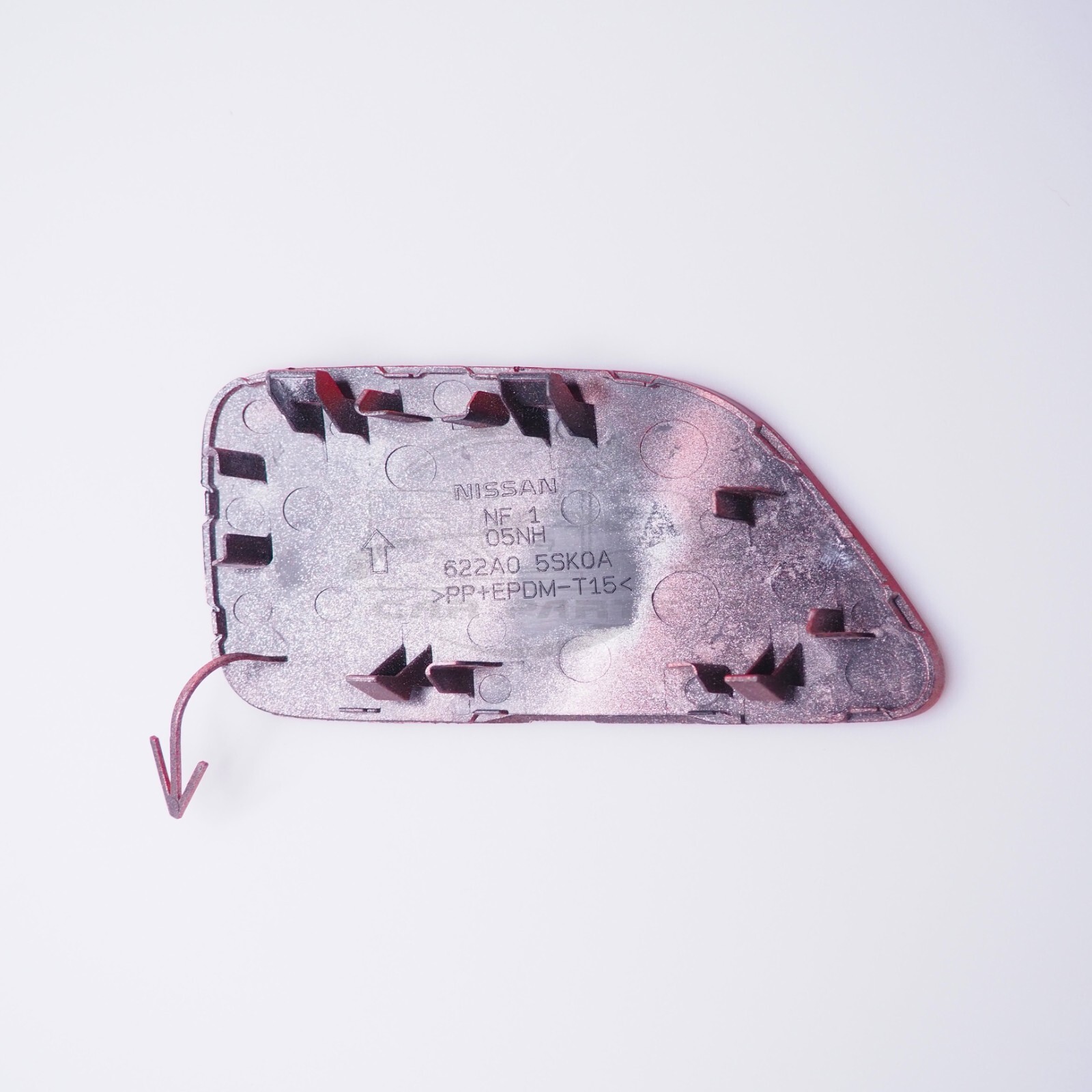 Nissan Leaf ZE1 Front Bumper Tow Hook Cover Eye Cap 20182022 Scarlet Ember NBL eBay