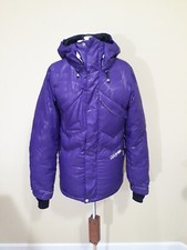 Volcom Duck Down Snowboarding Parka Thermonite 10K mm Women S Puffer Coat Purple