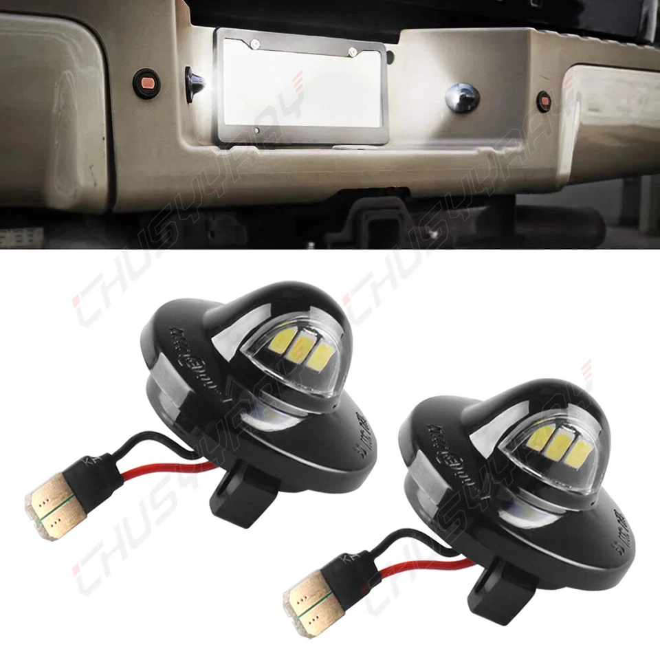 2Pcs License Plate Light Lamp Assembly For 1991-2010 Ford Explorer Sport Trac - Image 3 of 4