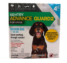 Sentry Advance Guard2 Medium Dogs 11-20 lbs. 4 Pack