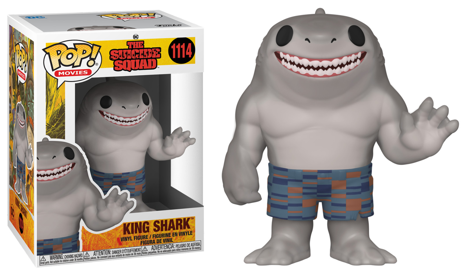 En Oferta Figurine Dc Comics The Suicide Squad - King Shark Pop 10Cm