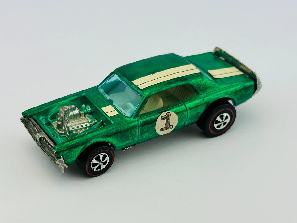 Hot Wheels Redline NITTY GRITTY KITTY Green HK White Interior Very Nice !!! - Image 2 of 4