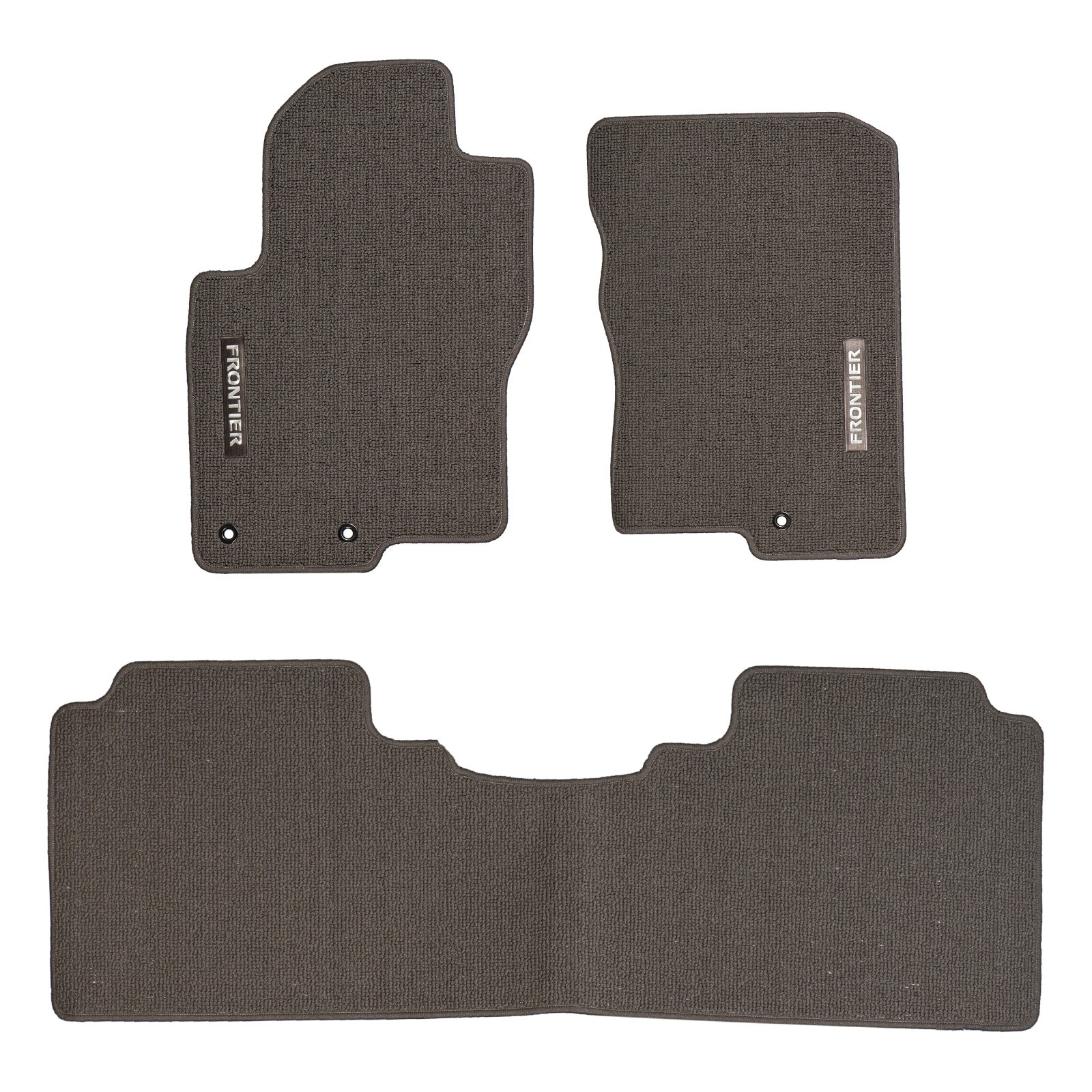 Alfombrillas de piso de alfombra beige para Nissan Frontier Crew Cab 2009-2017 (N/P 999E2-B4H01)