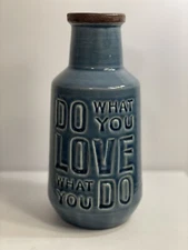modern inspirational quote ceramic vase