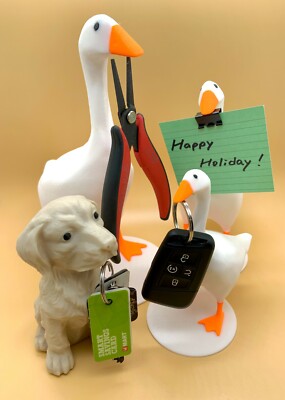 Untitled Goose Key Holder Magnetic_ Tool Holder Magnetic_ Home Miniature Deco