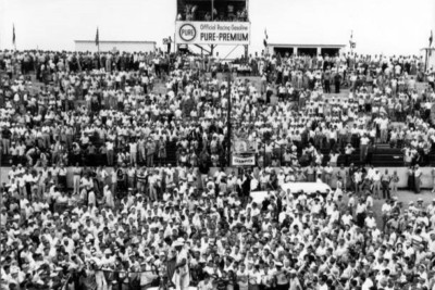 Herb Thomas gewinnt 1955 Southern 500, Nascar Racing 4x6 Foto