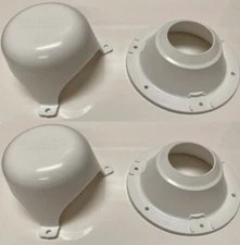 2X RV Plumbing Vent Cap Trailer Camper Roof Sewer Vent Kit for 1.25 or 1.5" Pipe
