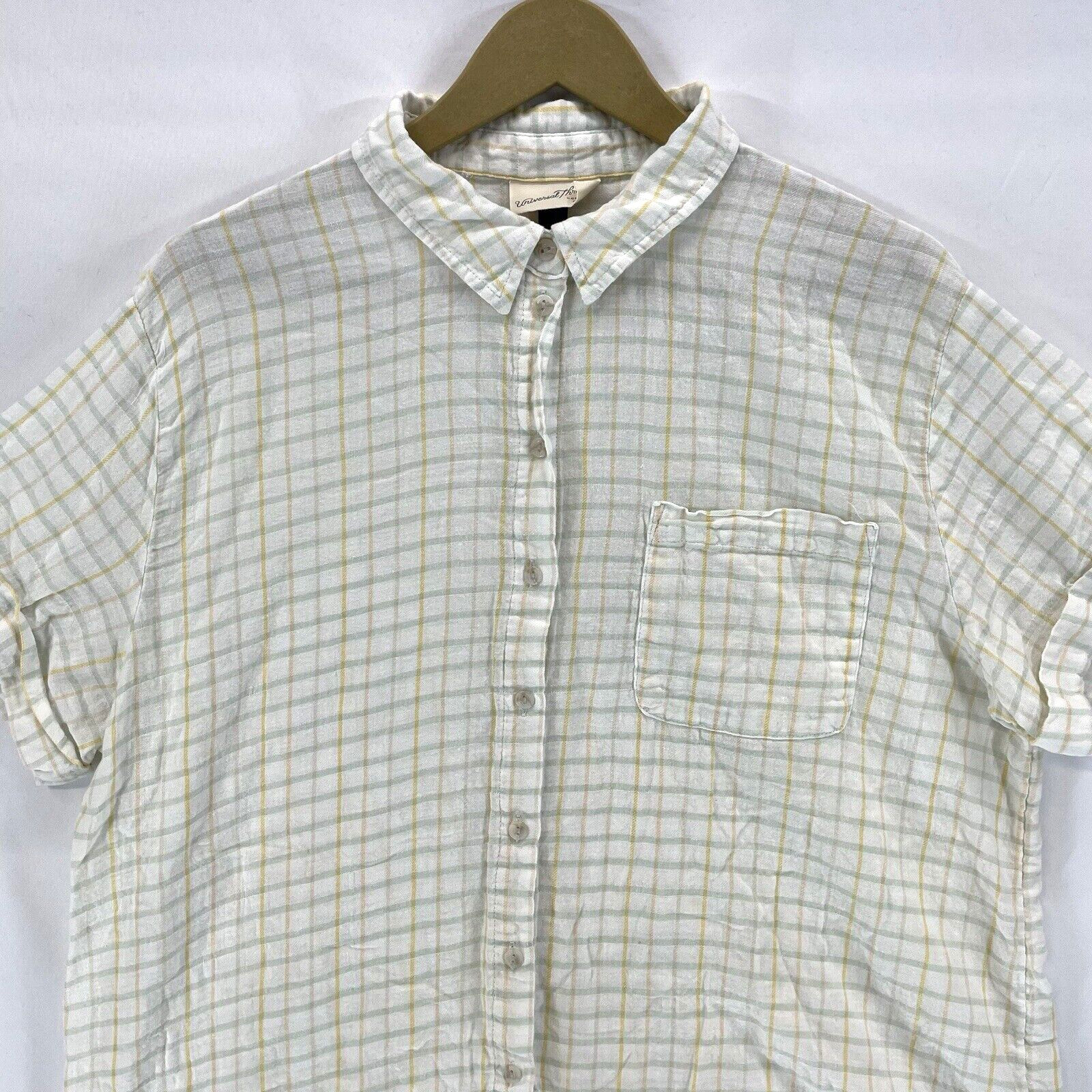 Universal Thread Women's Button Blouse Picnic Pla… - image 2