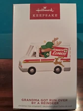 2023 Hallmark Keepsake Ornament  Grandma Got Run Over By A Reindeer  Sound  NIB