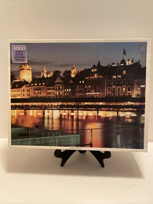 Rainbow Works, 1000 pc jigsaw puzzle, Luzern, Switzerland, NIB, 75922