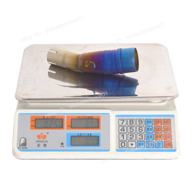 For Yamaha XMAX250 XMAX300 2017-2020 Exhaust Middle Link Pipe Muffler Black Tips