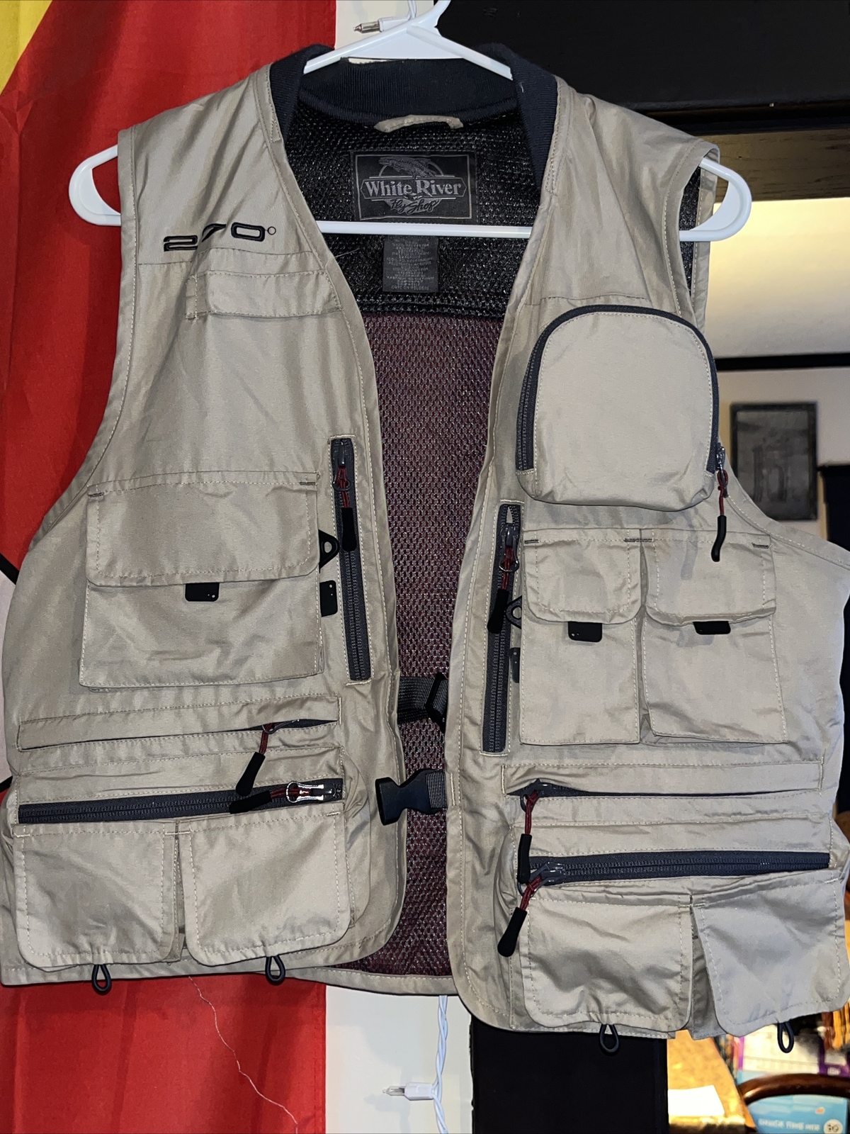 White River Fly Shop 270 Fly Vest (Small) Fly Fishing Vest eBay