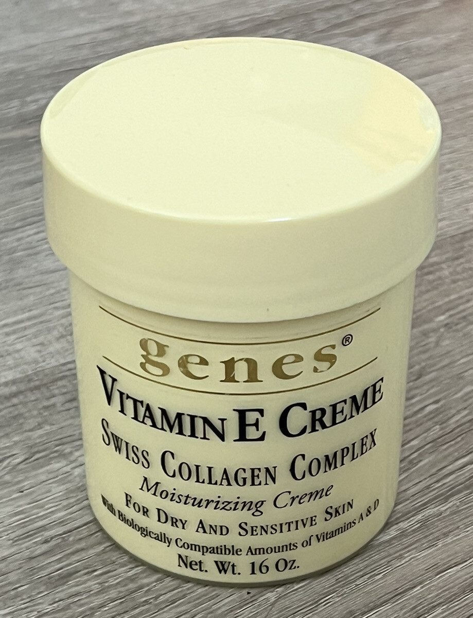 Genes Vitamin E Creme Swiss Collagen Complex Moisturizing Skin Cream 16 oz 1Pck 74745009994 eBay