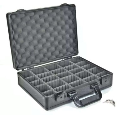 ROADINGER Kleinteilekoffer 37x30x11 cm Tool Flight Case Fächer Sortiment Koffer