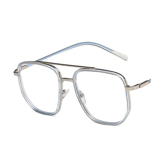 Mens Women Anti Blue Light Blocking Computer Gaming Anti Eyestrain Large Glasses - Picture 3 of 21