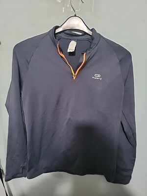 Kalenji Jungen ab 14 Jahren blau Laufen Fitnessstudio Sweatshirt Oberteil (524/99/v)
