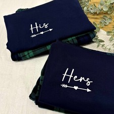 Matching Couples Pyjamas His&Hers Couples Gift Tartan PJs Valentines Anniversary