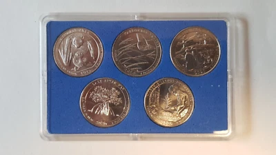 USA Quarter-Sondermünzensatz 2020 / 5x1 Quarter UNC - Bild 1 von 3