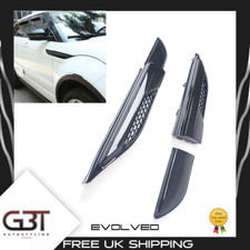 For Range Rover Evoque Gloss Black Dynamic Style Side Vents Air Wing Vents 11-18
